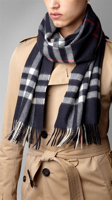 cashmere schal herren burberry|Men’s Cashmere Scarves .